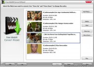 Free WebM Convert Wizard screenshot